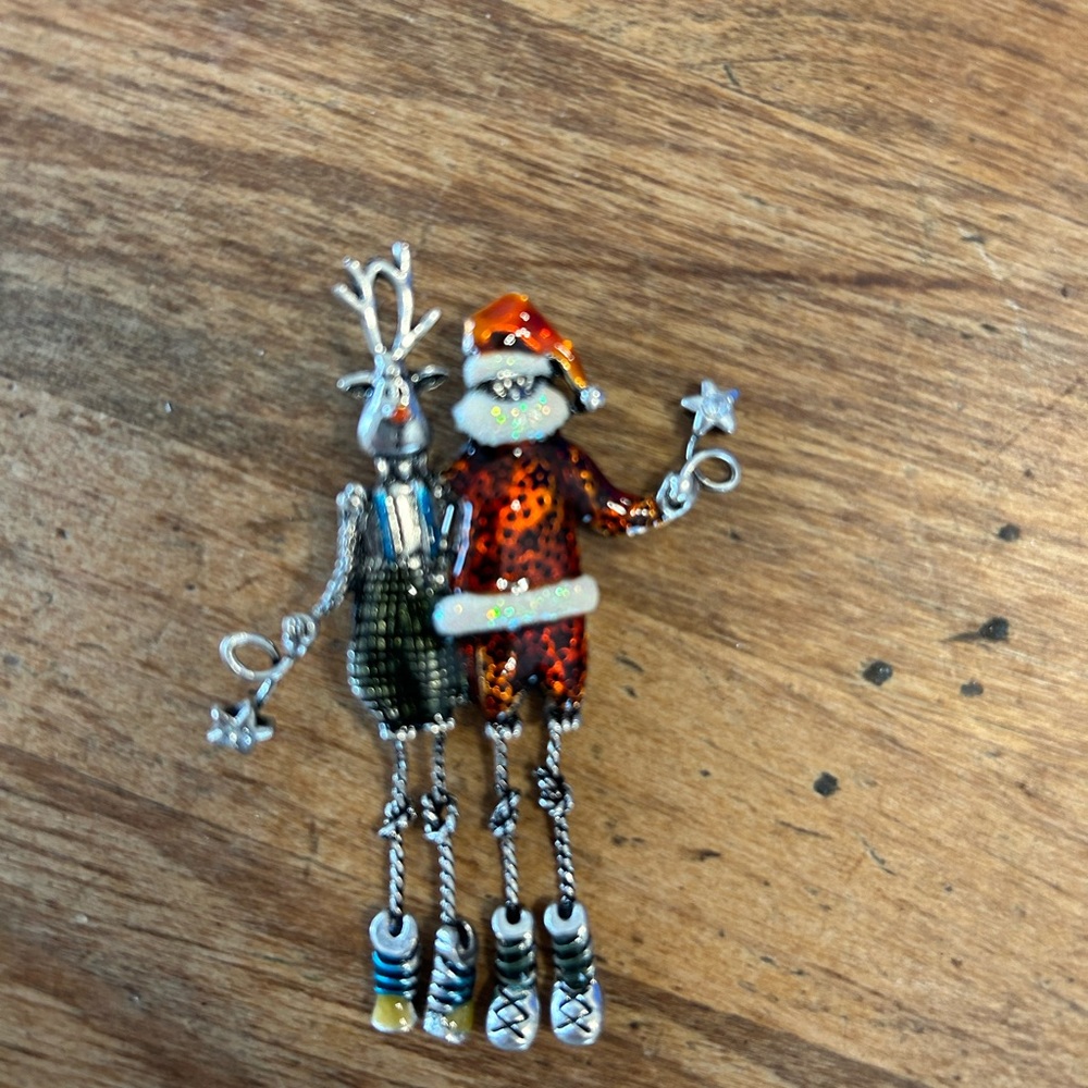 Vintage Santa pin